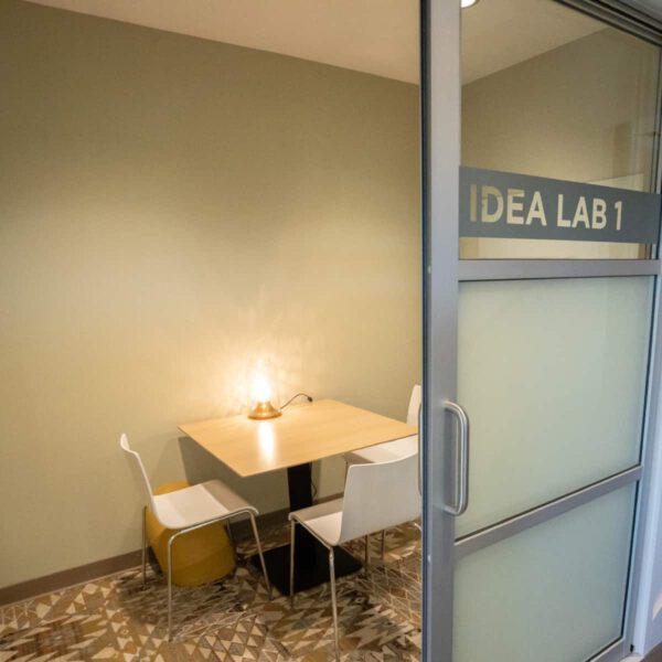 The Idea Lab at The Haven, a private meeting room.