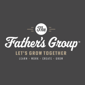 Father's Group Logo – "Let's Grow Together" – Learn, work, create, grow.