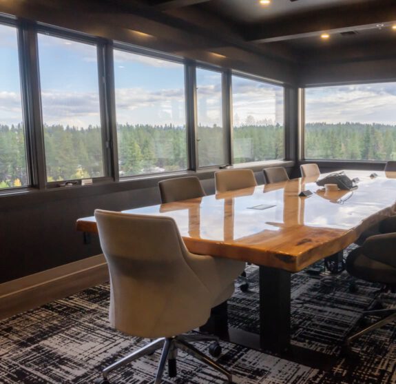 The Hinterland Board room at The Haven.